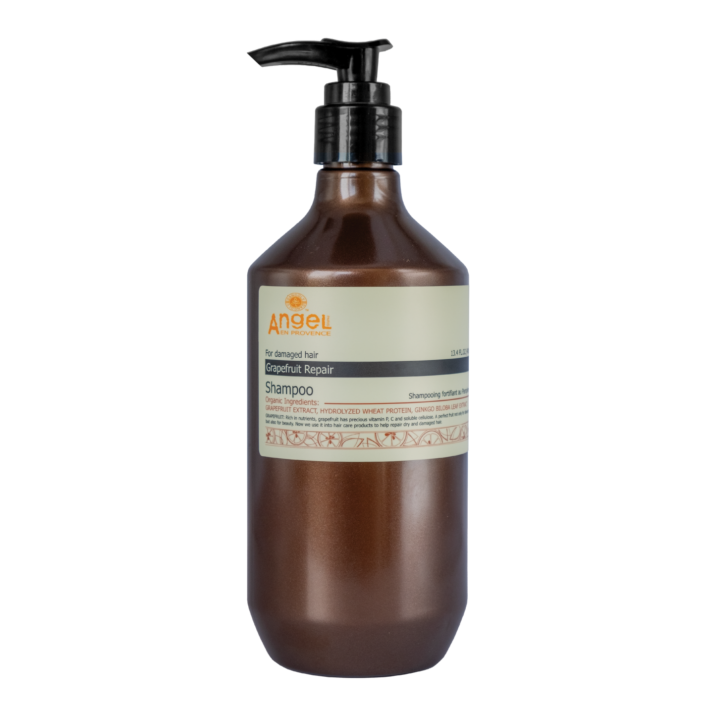 Angel Grapefruit Repair Shampoo 400ml For Damaged Hair