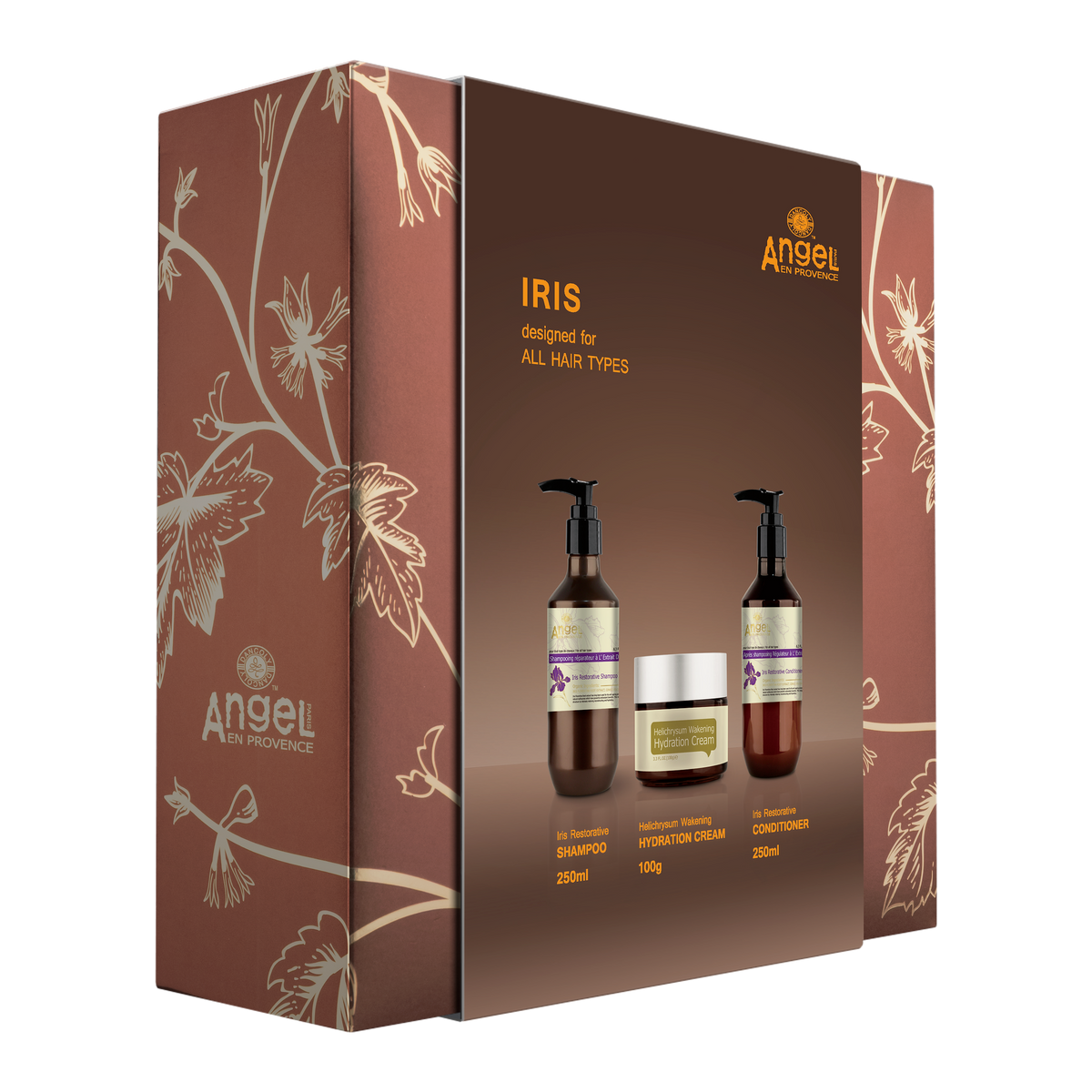 Angel Iris Christmas pack with Helichrysum hydration cream