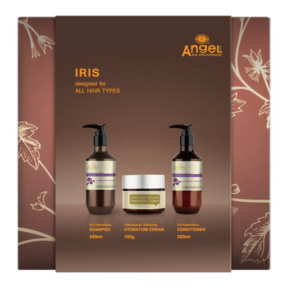 Angel Iris Christmas pack with Helichrysum hydration cream