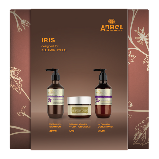 Angel Iris Christmas pack with Helichrysum hydration cream