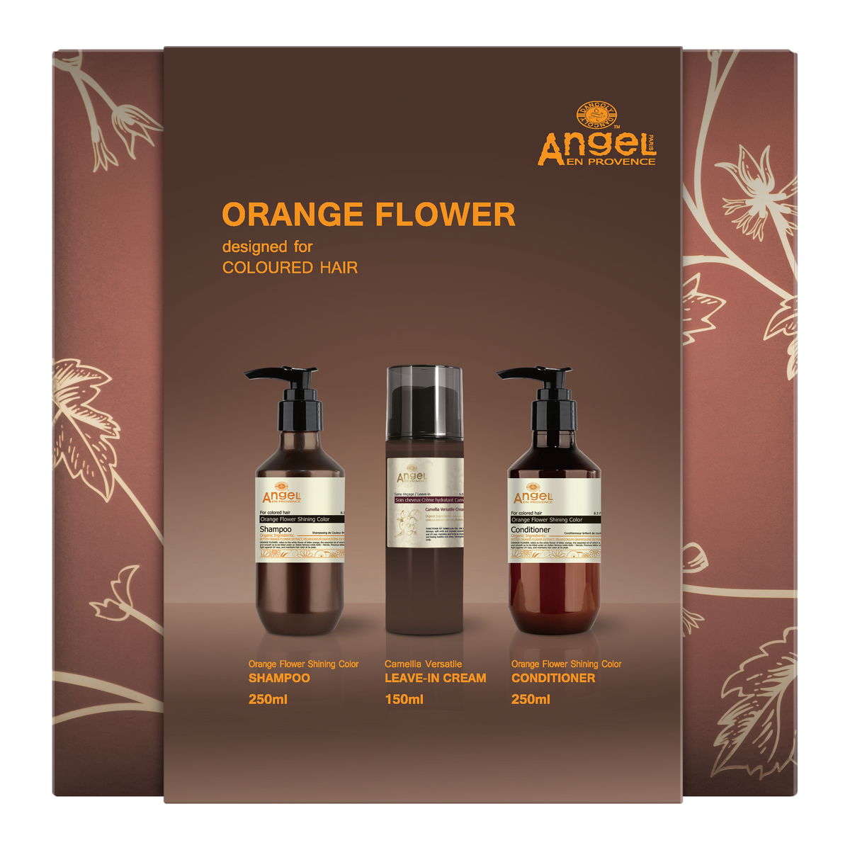 Angel En Provence Orange Flower Christmas pack with Camellia cream