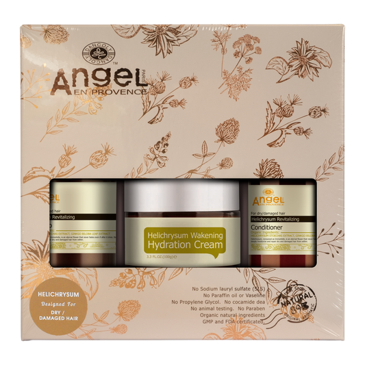 Angel Helichrysum Christmas pack with helichrysum hydration cream