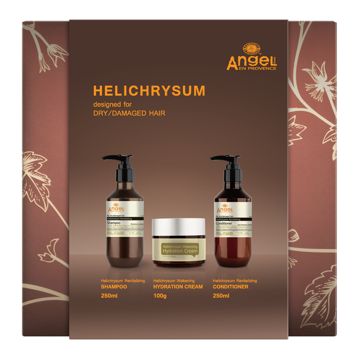 Angel Helichrysum Christmas pack with helichrysum hydration cream