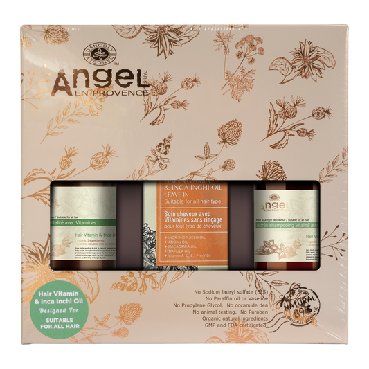 Angel Inca Inchi Christmas pack with leave in oil
