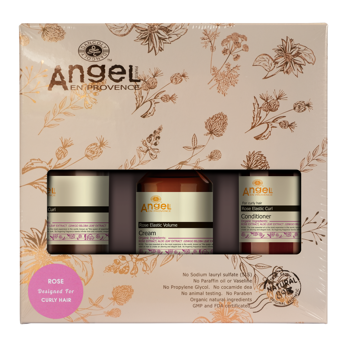 Angel Rose Christmas pack with Rose volume cream