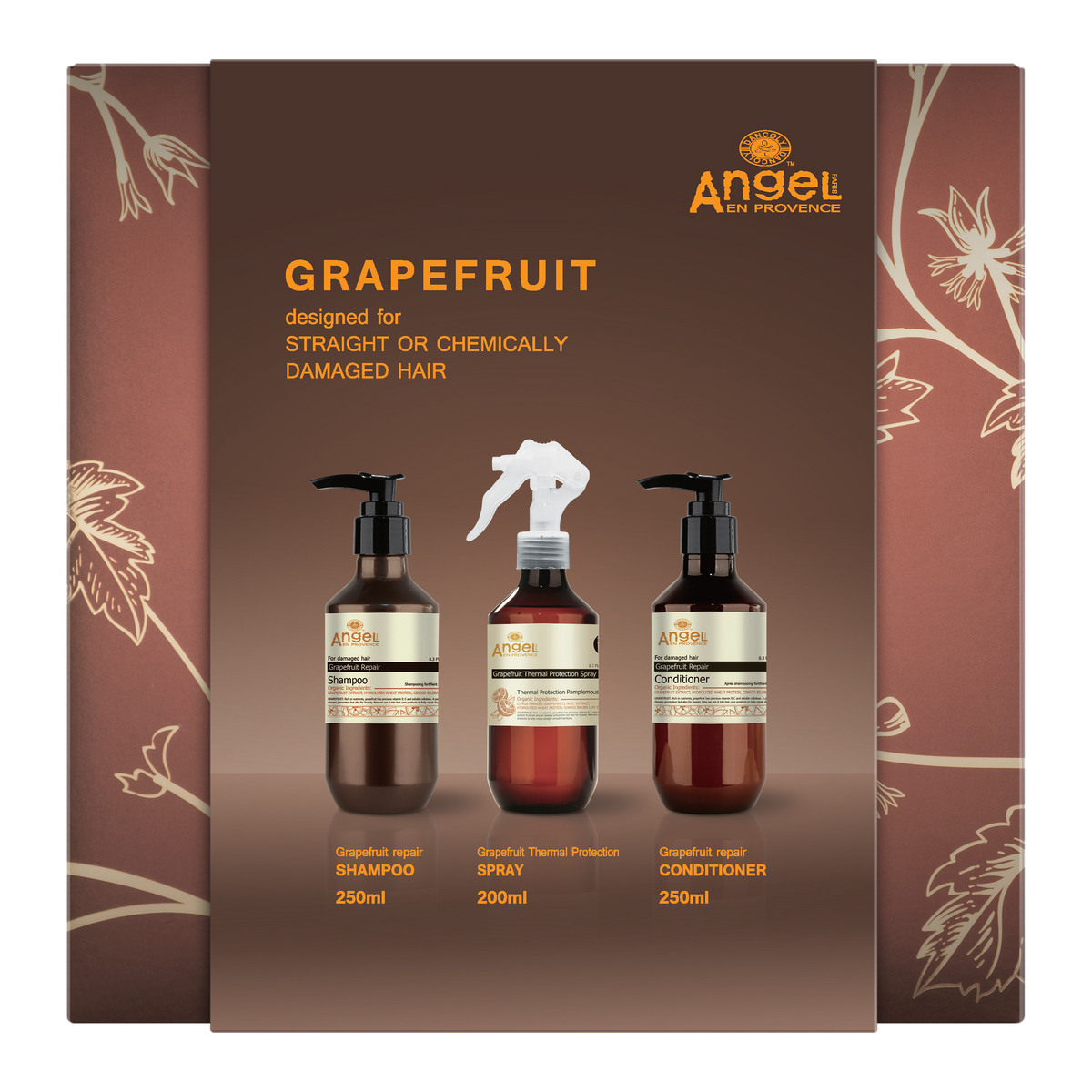 Angel Grapefruit Christmas pack with Thermal protection spray