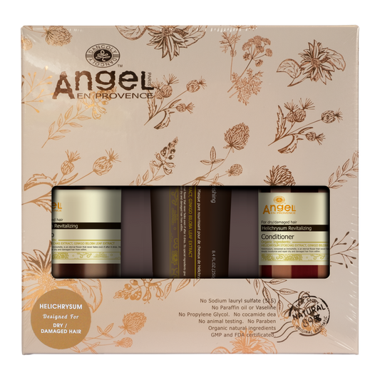 Angel Helichrysum Christmas pack with Helichrysum hair mask