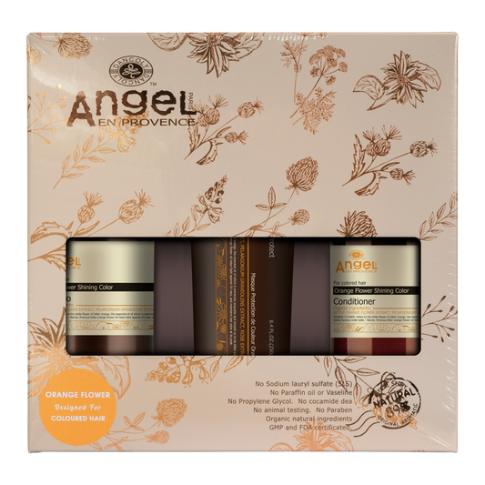 Angel Orange flower Christmas pack with orange flower mask