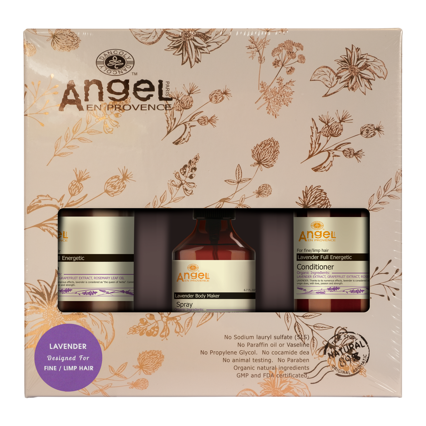 Angel Lavender Christmas pack with body maker spray