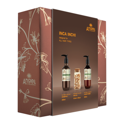 Angel Inca Inchi Christmas pack with leave in Vitamin  oil